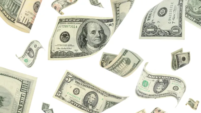 falling cash bills